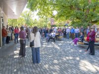 JUNE 12, 2024 - PORTLAND, OR: visit to Dahlke Mano Apartments housing complex during the CLPHA 2024 Conference at the Marriot in downtown Portland, OR (Photos by Diego G Diaz for Birdee Media).