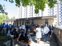 JUNE 12, 2024 - PORTLAND, OR: visit to Dahlke Mano Apartments housing complex during the CLPHA 2024 Conference at the Marriot in downtown Portland, OR (Photos by Diego G Diaz for Birdee Media).