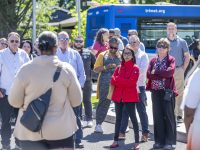 JUNE 12, 2024 - PORTLAND, OR: visit to Dekum Court Apartments housing complex during the CLPHA 2024 Conference at the Marriot in downtown Portland, OR (Photos by Diego G Diaz for Birdee Media).